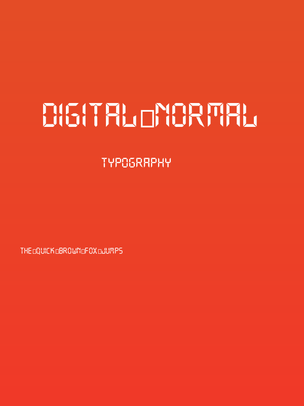 Digital Normal Poster