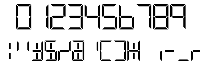 Digital Noteworthy Font OTHER CHARS