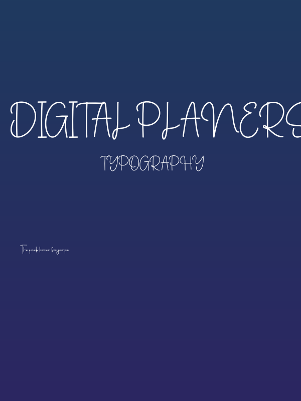 Digital Planers Poster