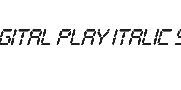 Digital Play Italic St Logo