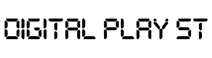 Digital Play St  フリーフォントのダウンロード