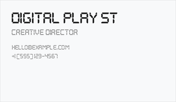 Digital Play St Business Card