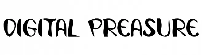 Digital Preasure  تنزيل الخطوط