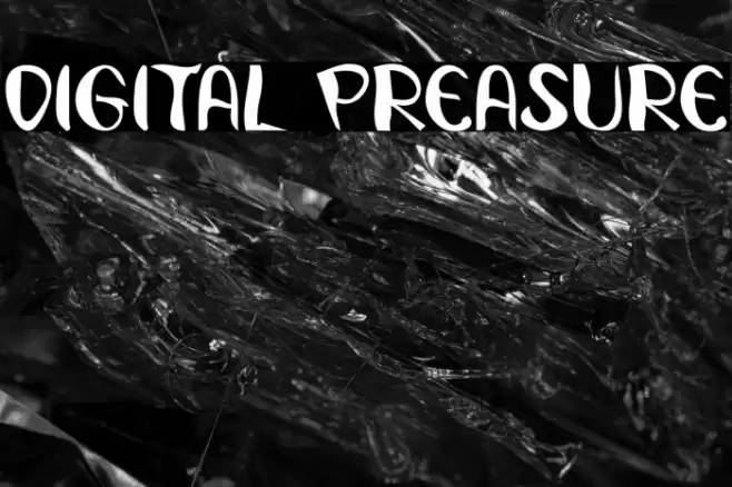 Digital Preasure Font examples