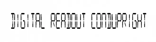 Digital Readout CondUpright 
