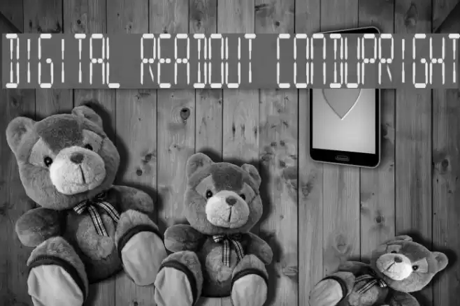 Digital Readout CondUpright 字体 examples