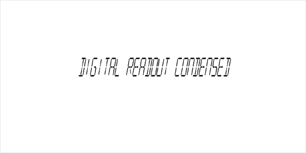 Digital Readout Condensed Logo