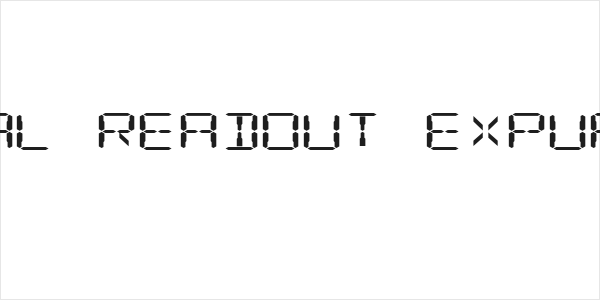 Digital Readout ExpUpright Logo