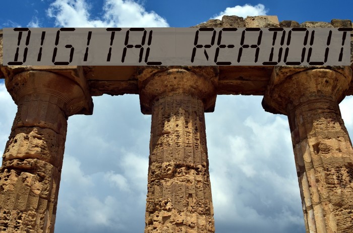 Digital Readout Polices examples