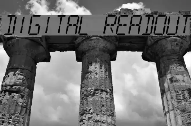 Digital Readout Шрифта examples
