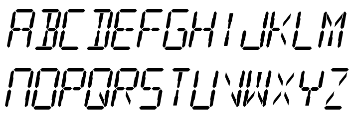 Digital Readout Polices MINUSCULES