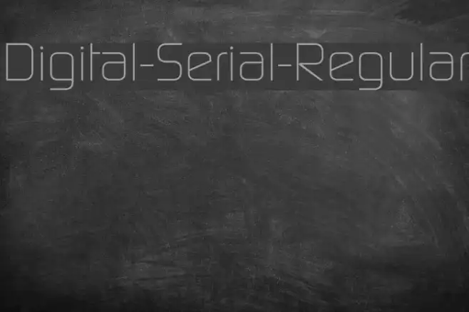 Digital-Serial-Regular Example 1