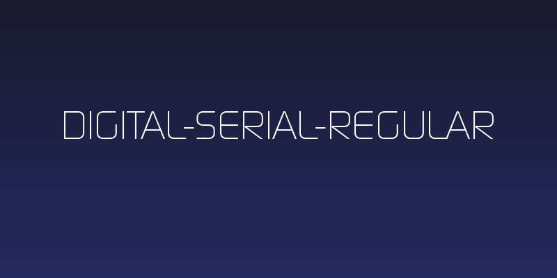 Digital-Serial-Regular Social Header
