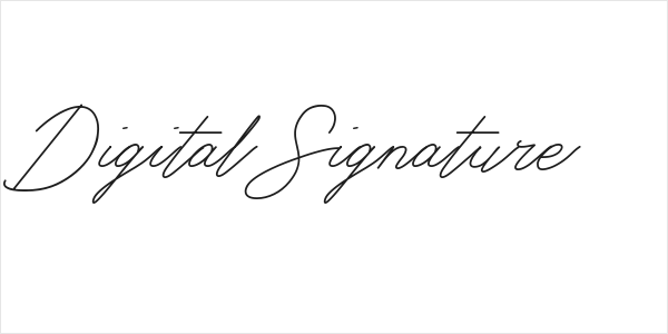 Digital Signature Logo
