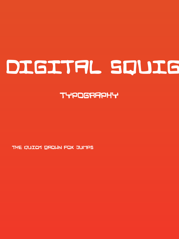 Digital Squiggle Poster