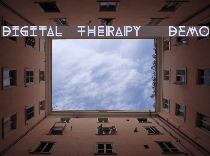 Digital Therapy - DEMO Font examples