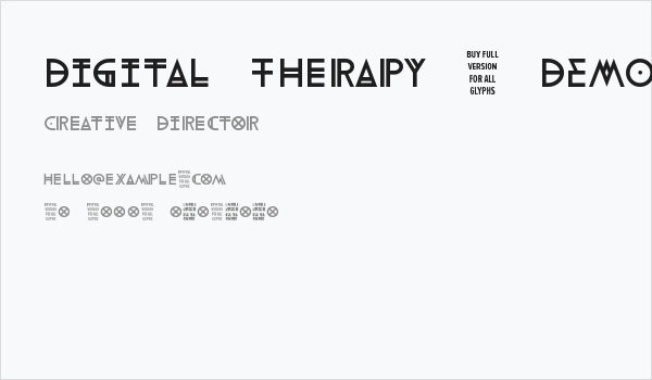 Digital Therapy - DEMO Business Card