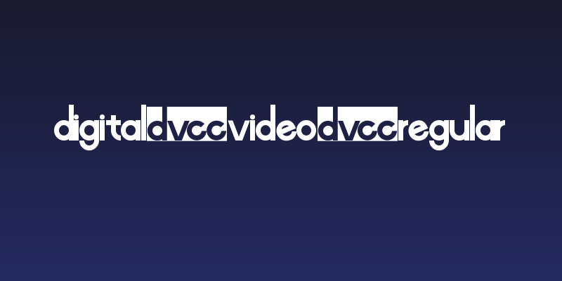 Digital-Video-Regular Social Header