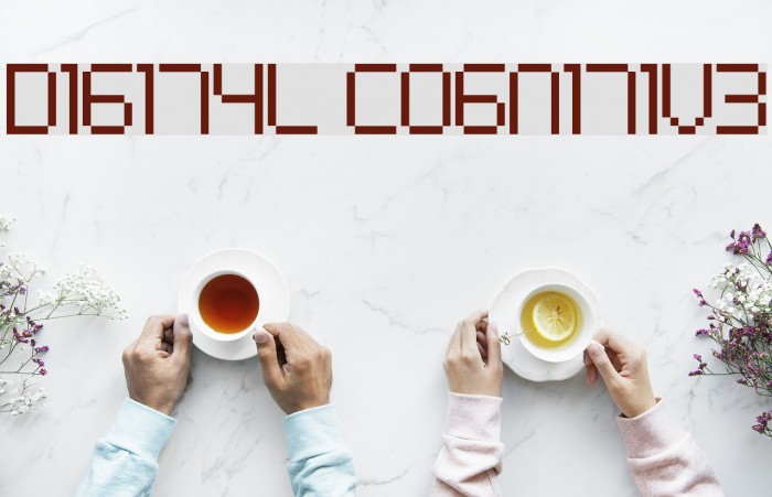 Digital cognitive フォント examples