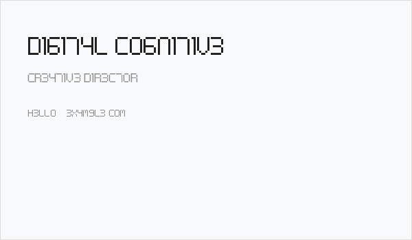 Digital cognitive Business Card