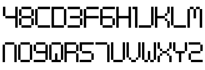Digital cognitive フォント 小文字