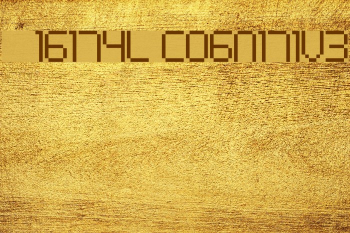 Digital cognitive Fonte examples