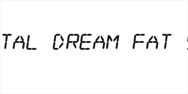 Digital dream Fat Skew Logo