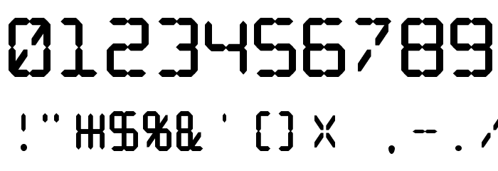 Digital dream Fat Font OTHER CHARS