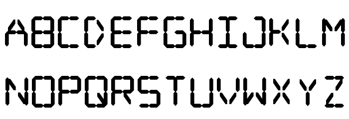 Digital dream Fat Font LOWERCASE