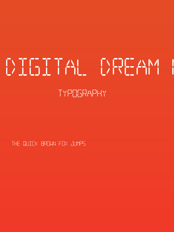 Digital dream Narrow Poster