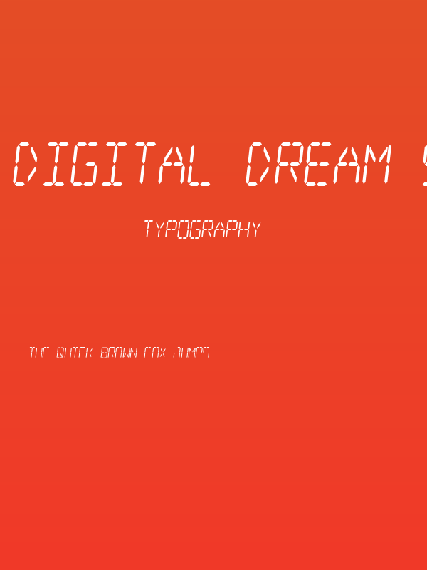 Digital dream Skew Narrow Poster