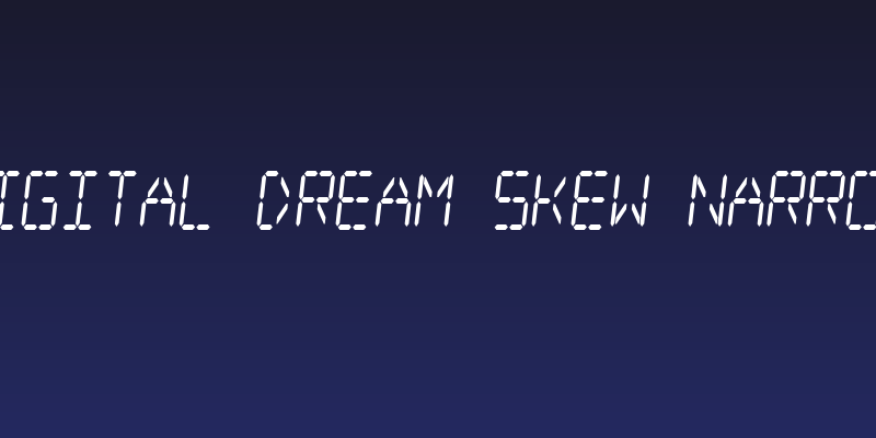 Digital dream Skew Narrow Social Header