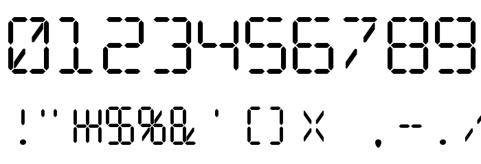 Digital dream Font OTHER CHARS