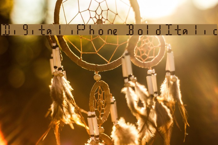 Digital iPhone Bold Italic Example 2