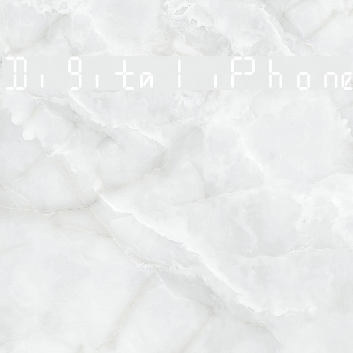 Digital iPhone Font examples