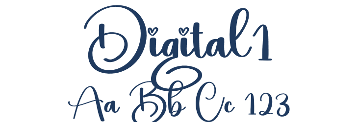 Digital1 Font Preview