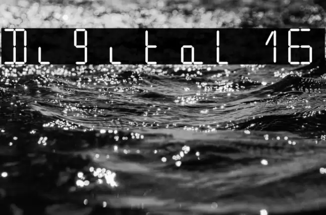 Digital16 Font examples