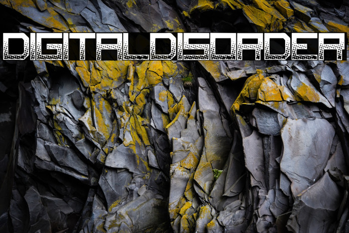 DigitalDisorder Font examples