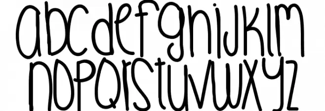 DigitalLove Font LOWERCASE