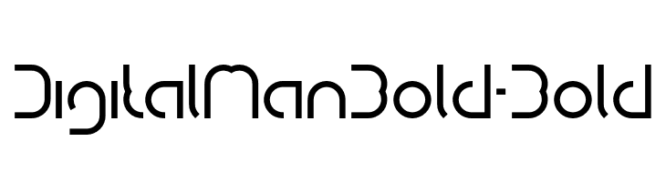 DigitalManBold-Bold  Frei Schriftart Herunterladen
