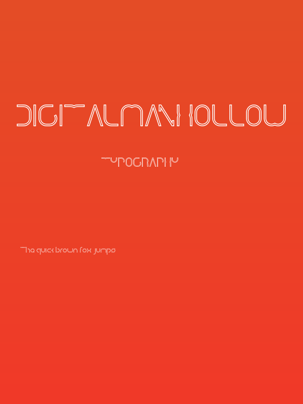 DigitalManHollow Poster