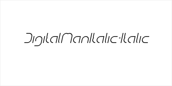 DigitalManItalic-Italic Logo