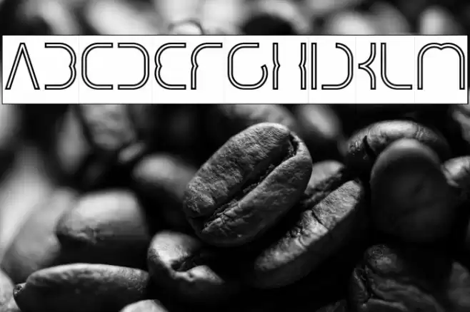 DigitalMan_Hollow_inverse Font examples