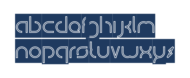 DigitalMan_Hollow_inverse Lowercase