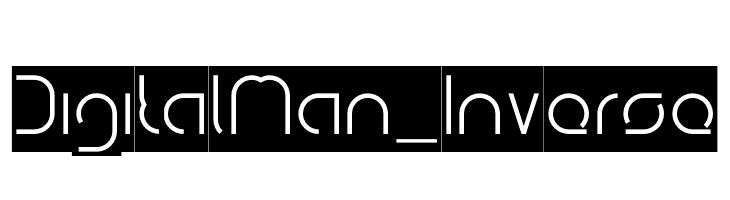 DigitalMan_Inverse  font caratteri gratis
