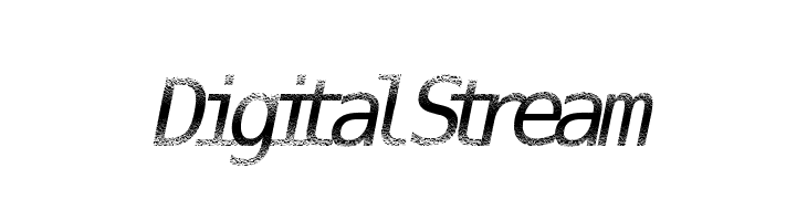 DigitalStream Font