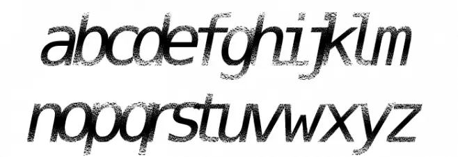 DigitalStream 字体 小写
