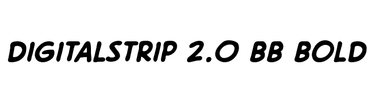 DigitalStrip 2.0 BB Bold Font