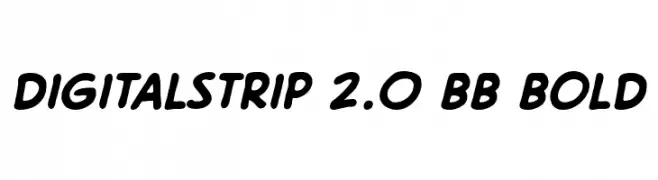 DigitalStrip 2.0 BB Bold  les polices de caractères gratuit tlcharger
