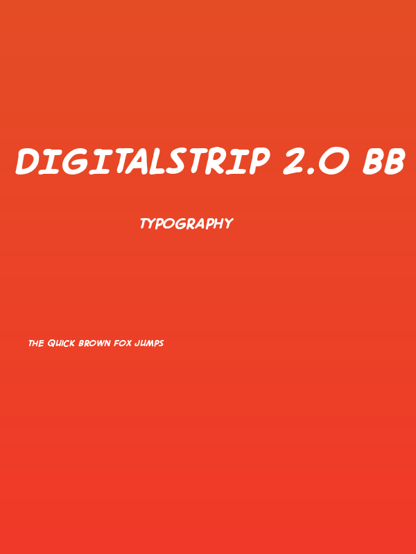 DigitalStrip 2.0 BB Bold Poster